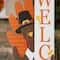 Glitzhome® 36" Thanksgiving Wooden Turkey Welcome Porch Décor